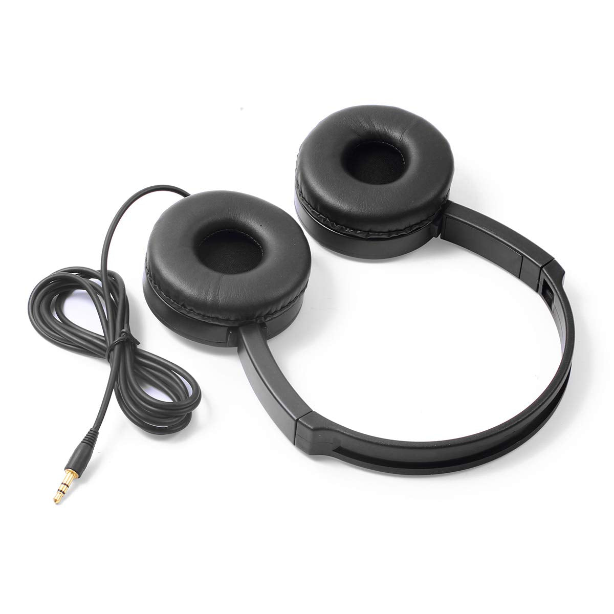 Kaysent School Headphones for Classroom Students - (KHPC-24B) 24 Packs Black Color Kids' Headphones for School, Library, Computers, Children…