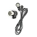 POBADY FM Radio Antenna Dipole Antenna 75 Ohm Black T Type Indoor Antenna Push-on TV/PAL Female Socket Connector Compatible with Stereo Receiver Home