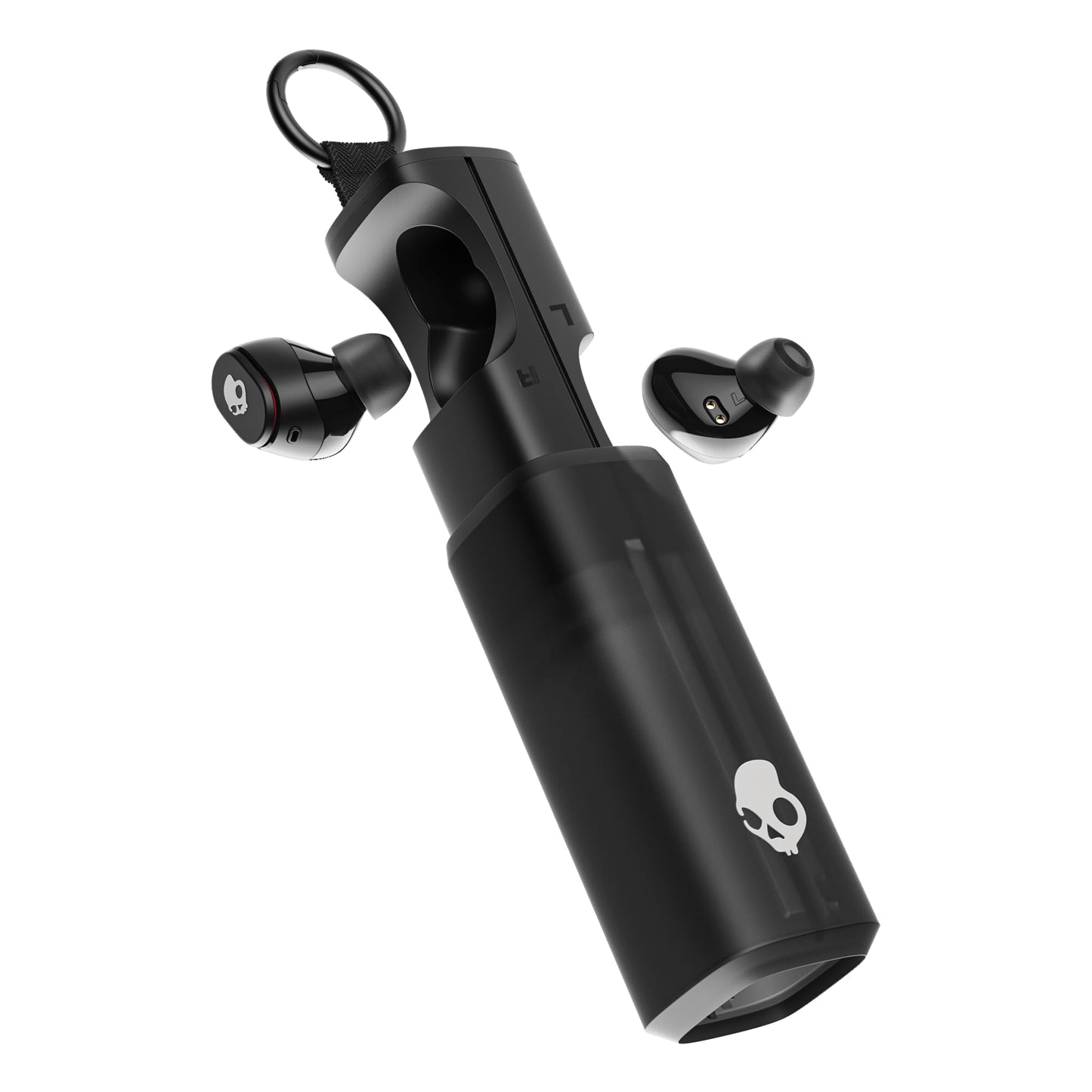 Skullcandy Dime 360 Wireless Earbuds with Clip-Anywhere Case - True Black