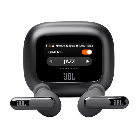 JBL Live Beam 3 - True Wireless Noise-Cancelling Closed-Stick Earbuds - (Black) (Renewed)