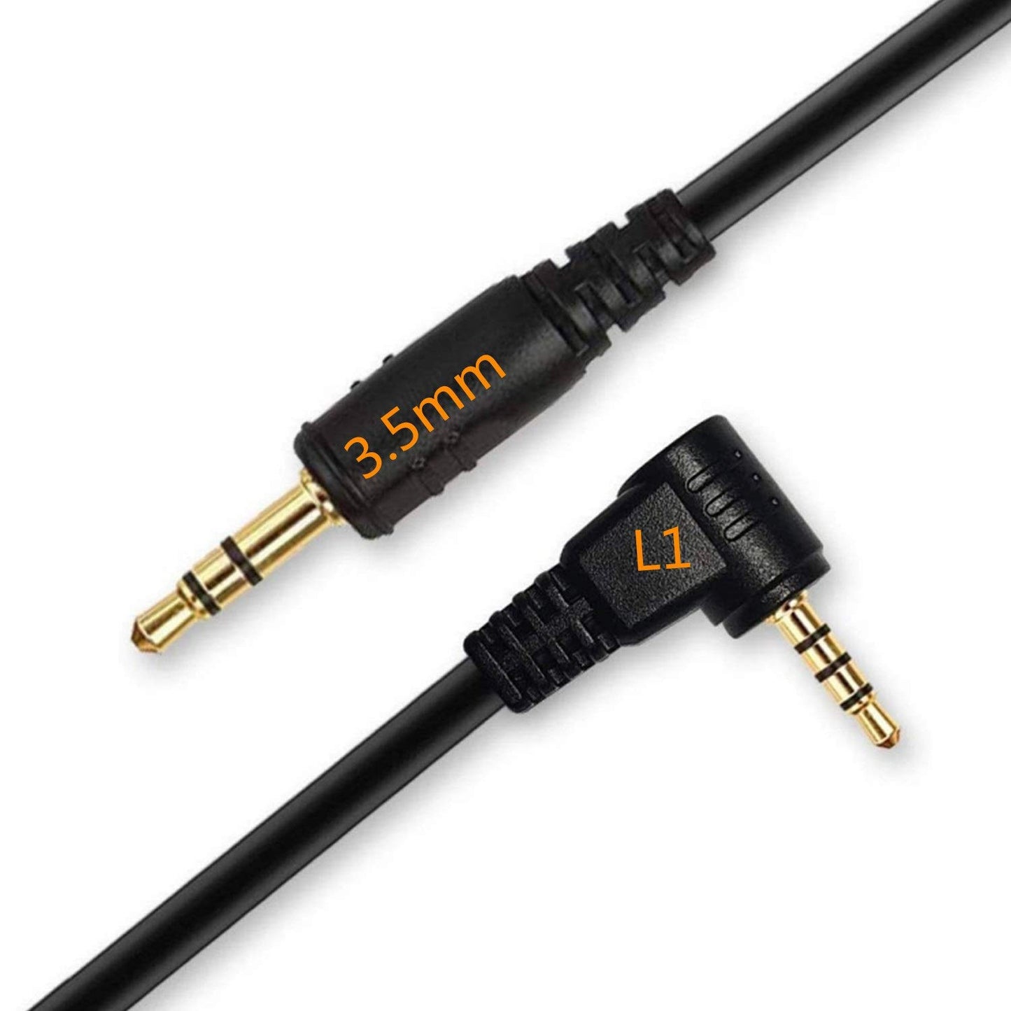 GFSHOP Camera Shutter Connecting Cable Cord 3.5mm-L1 Camera Connecting Plug for Panasonic and Leica Cameras for Pixel Shutter Remote Control