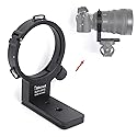 iShoot Lens Collar Support Compatible with Sony FE PZ 28-135mm f/4 G OSS SELP28135G, CNC Machined Lens Tripod Mount Ring, Bottom is ARCA Fit Quick