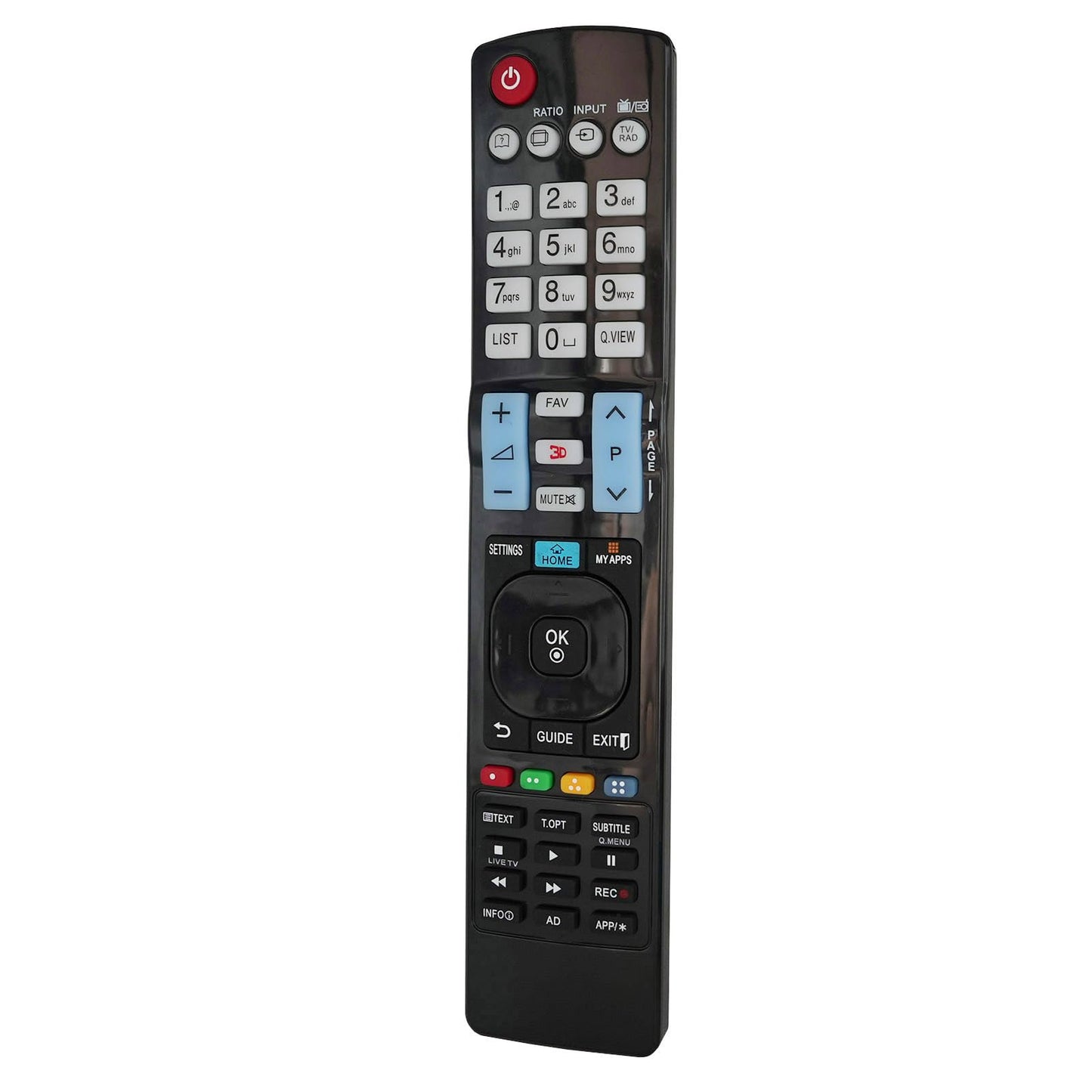 Replacement Remote Control Fit for LG 65UB9800 79UB9800 32LC7D 37LC7D 42LB9D 42LBX 37LB4DS 4K Ultra HD Smart 3D Plasma LCD LED HDTV TV