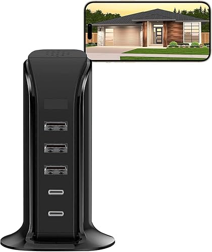 YZYDWYU Security Camera ? 1080P USB Charger Camera,Motion Detection Office and Pets Nanny with Motion Detection-Remote View-Wide-Angle