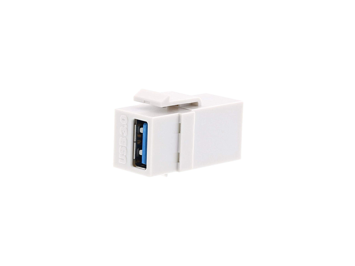Networx USB 3.0/2.0 A Female to A Female Keystone Coupler - White
