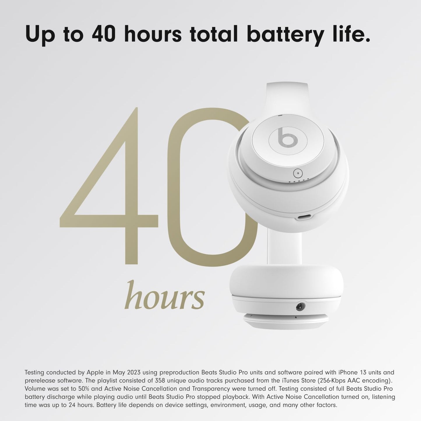 Beats Studio Pro - Premium Wireless Over-Ear Headphones- Up to 40-Hour Battery Life, Active Noise Cancelling, USB-C Lossless Audio, Apple & Android…