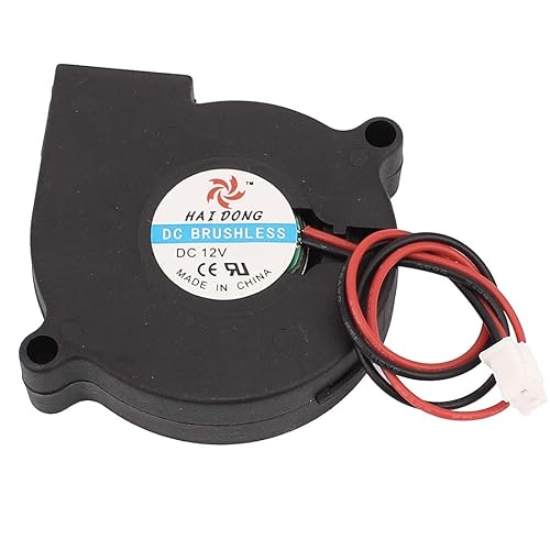 uxcell DC12V 0.05A 50mm x 50mm x 15mm DC Brushless Turbo Blower Cooler Cooling Fan