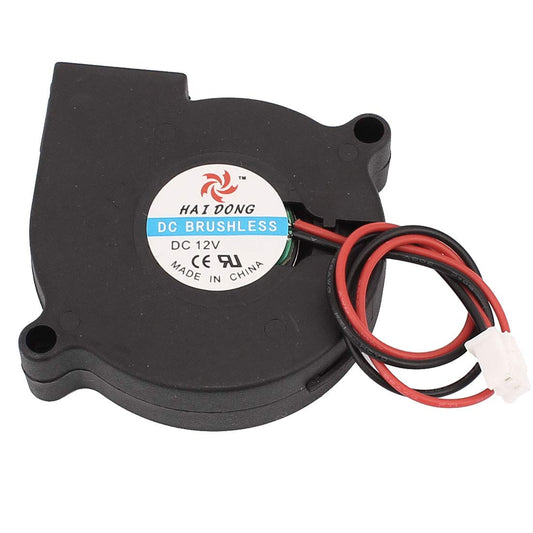 uxcell DC12V 0.05A 50mm x 50mm x 15mm DC Brushless Turbo Blower Cooler Cooling Fan