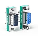 JUXINICE 2Pack CAN Bus DB9 Terminal Male to Female Connector Adatper with 120ohm Resistance Between CAN-H and CAN-L DB9-RS485 Adapter
