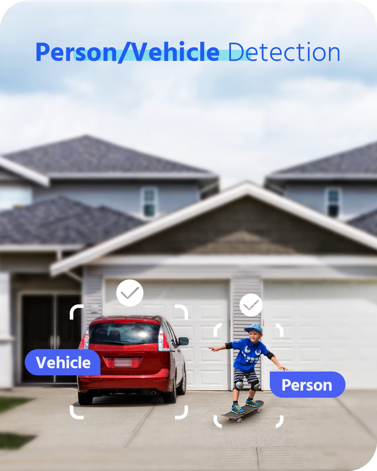 ANNKE 4K Security Camera System, 16CH Surveillance AI DVR Recorder with AI Human & Vehicle Detection, (16) 8MP IP67 Bullet Cameras, Smart Color Night