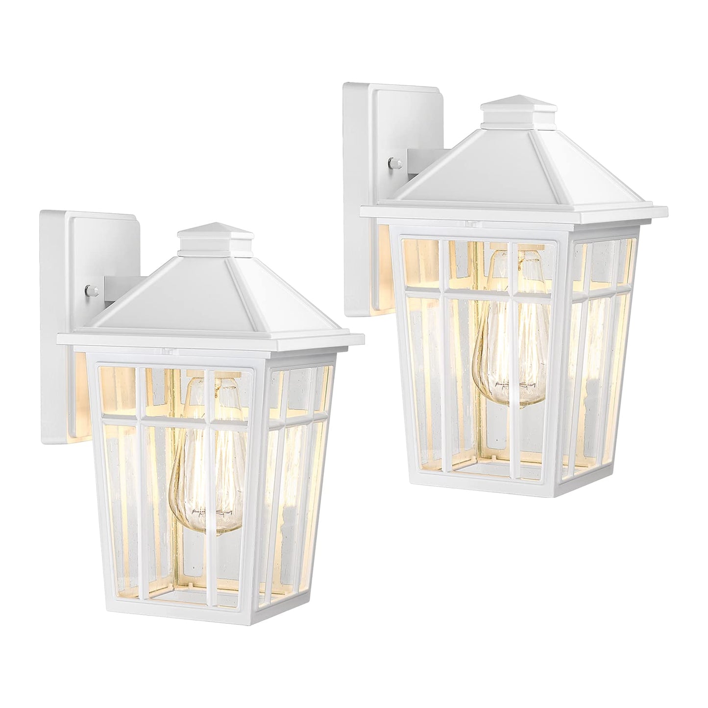 Darkaway Outdoor Sconce Lights Wall Light Fixtures, Front Porch Light Outdoor Wall Anti-Rust Waterproof Aluminum with Glass Exterior Light Fixture
