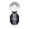 180-Degree 1-Head Outdoor Black LED Battery Power Flood Light