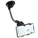 YZtree Phone Holders for Your Car: Windshield Phone Mount with Long Arm, 360° Rotation Strong Suction Cell Phone Car Mount, Anti-Shake Stabilizer