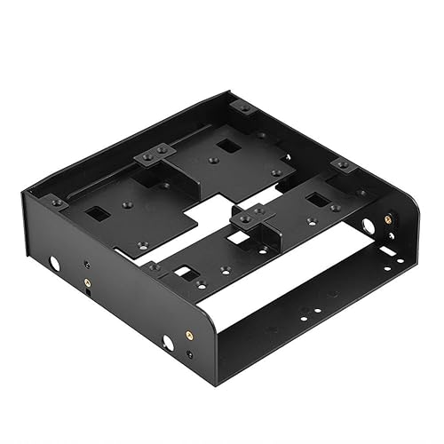 Serounder 5.25" to 2.5" / 3.5" Floppy-Drive Bracket, 2.5" / 3.5" HDD/SSD to 5.25" Floppy-Drive Bay Computer Mounting Bracket