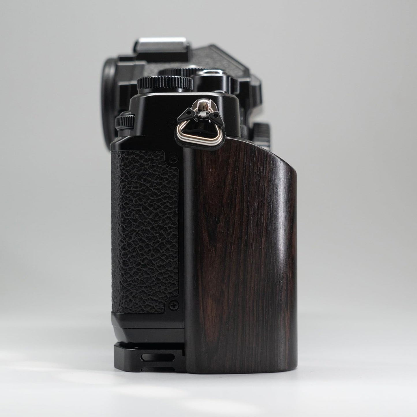 Iborrys L-Shaped Camera Handle ?Compatible with Nikon Zf Camera ?Precious Vintage Solid Wood | Handcrafted by Experienced Artisans (African Blackwood