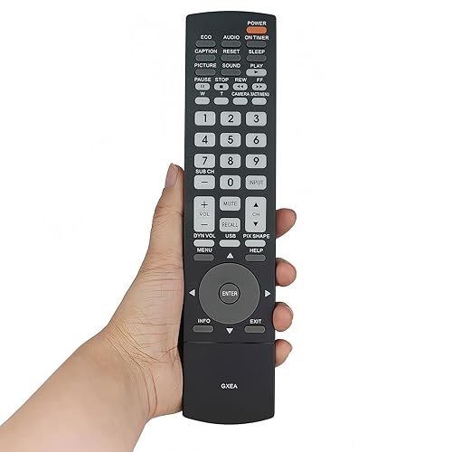 Replacement Remote Control fit for Sanyo GXEA TV DP52449 DP50749 DP50740 DP52440 DP32640 DP37840 DP42840 DP46840 DP26648