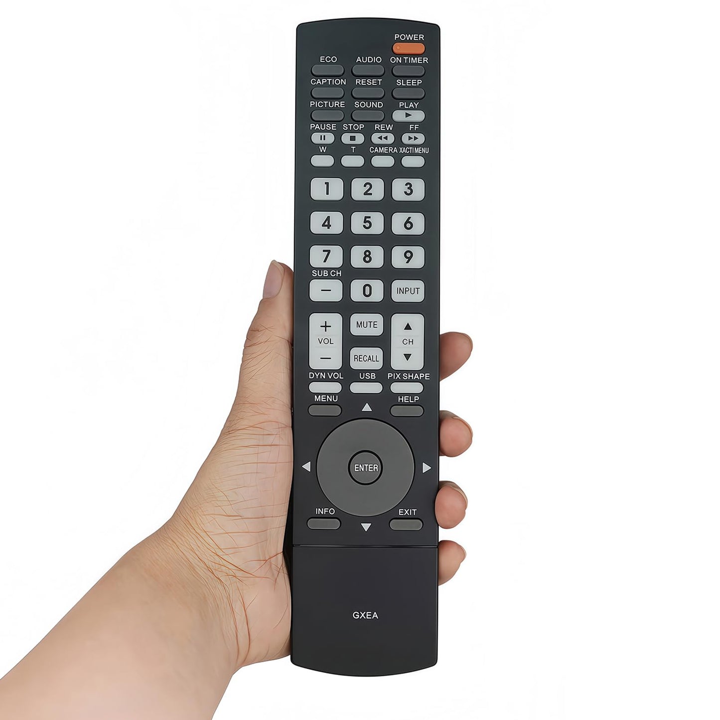 Replacement Remote Control fit for Sanyo GXEA TV DP52449 DP50749 DP50740 DP52440 DP32640 DP37840 DP42840 DP46840 DP26648