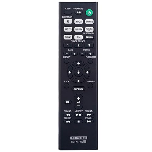 Replacement Remote Control Controller for Sony STR-DH190 STRDH190 2-ch Home Stereo Receiver