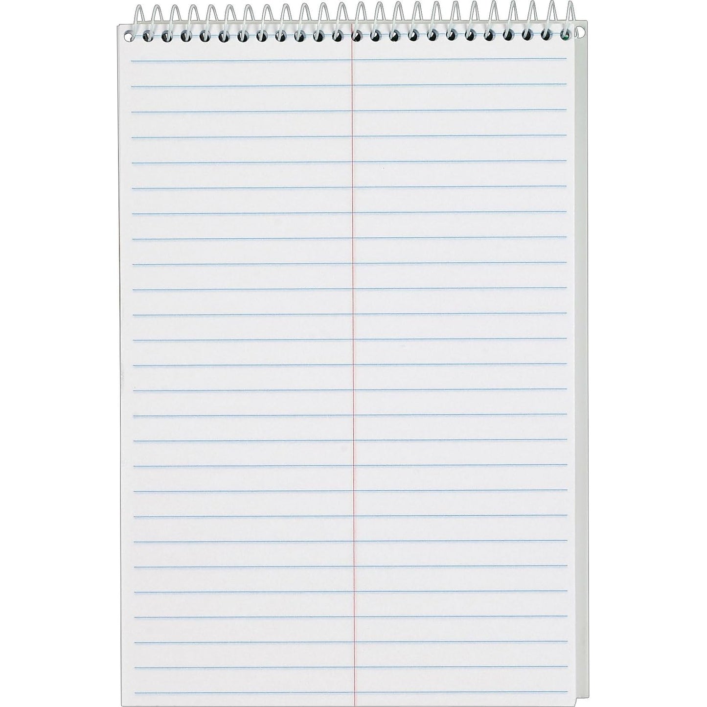 TOPS Steno Pads 4 Pack, 6" x 9" Spiral Steno Notebooks, Gregg Rule for lists, 80 Sheets Each, White Paper, Assorted Covers, Take Notes for School