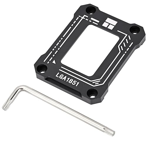 Thermalright Lga1851 BCF Black CPU Holder,CPU Anti Bending Fixed Bracket,Easy to Install,Full Fit Fixed Seamless Installation,All Aluminum Alloy Anode
