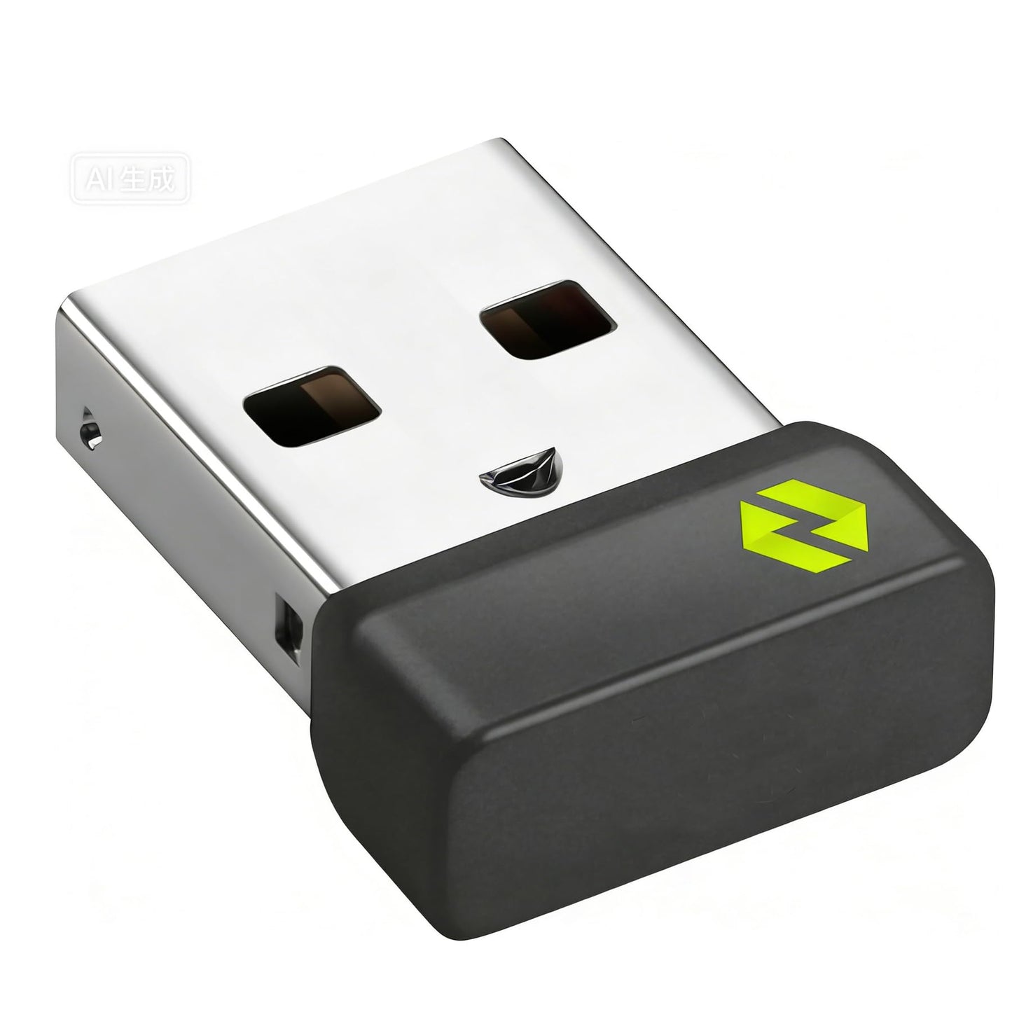Bolt USB-A Receiver USB Receiver, W126584295 Bolt, Black, Green for Mouse and Keyboard Works with Any Logitech Product that Display The Bolt Logo (ONE