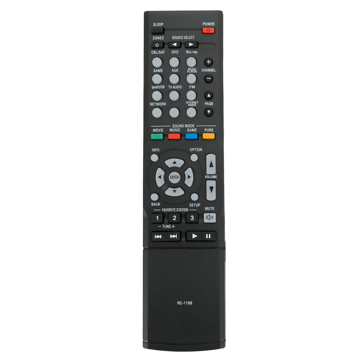 New RC-1168 Replaced Remote Control RC1168 fit for DENON AV Receiver AVR-1713 RC-1169 AVR-1613 Power Amplifier Home Theater System