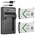 Kastar Battery (X2) & Slim USB Charger Replacement for Sony NP-BX1 Cyber-Shot DSC-HX50VDSC-HX300DSC-RX1 RX1R RX100 RX100 II RX100M II RX100 III