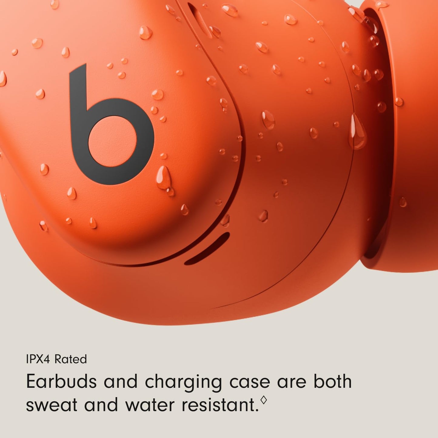 Beats Powerbeats Fit - Wireless Noise Cancelling Workout Earbuds with Secure-Fit Wingtips - Spark Orange (Renewed Premium)