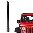 RYDONAIR Short Antenna Compatible with Jeep Wrangler 2007+ & Jeep Gladiator 2020+, Internal Copper Coil for Enhanced Reception, Car Wash Proof, 7