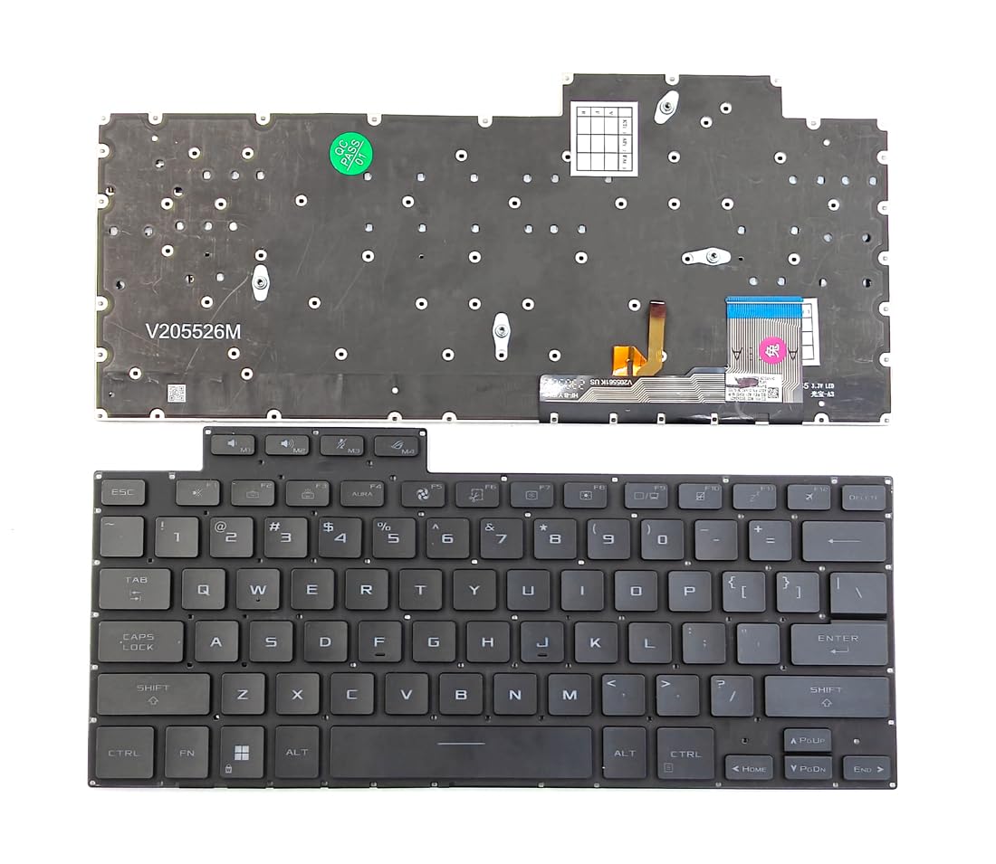 LPHPJ Replacement Backlit Keyboard for ROG Zephyrus M16 (2023) GU604VI GU604VI-NM078X GU604VI-NM084X GU604VY GU604VY-XS97 GU604VY-NM042X GU604VZ