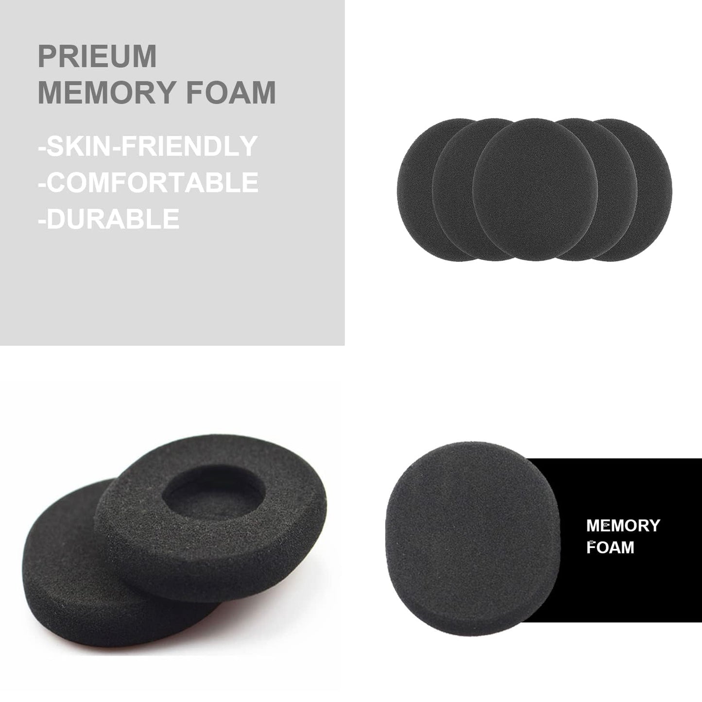 H800 Replacement Ear Pads Compatible with Logitech H800 Wireless Headset, Soft and Durable Sponge Ear Cushions, Replacement Foam Earpads