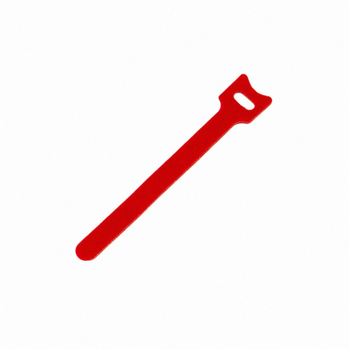 NavePoint 6 Inch Hook and Loop Reusable Strap Cable Cord Wire Ties 25 Pack Red