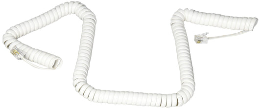 Trisonic Telephone Modular Coil Phone Cord, 15'