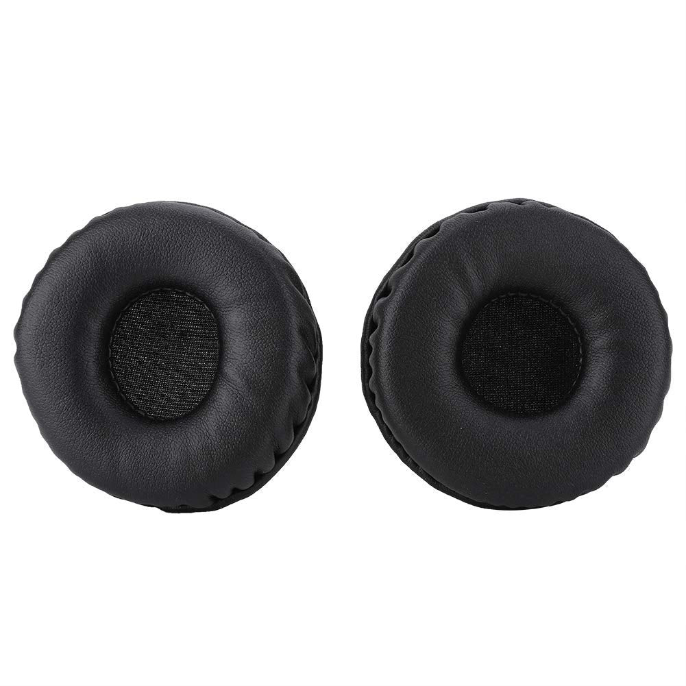 Tosuny 1 Pair 70mm Universal Replacement Earpads for Headphones, Soft Foam Ear Cushion Headset Cover Case, Black