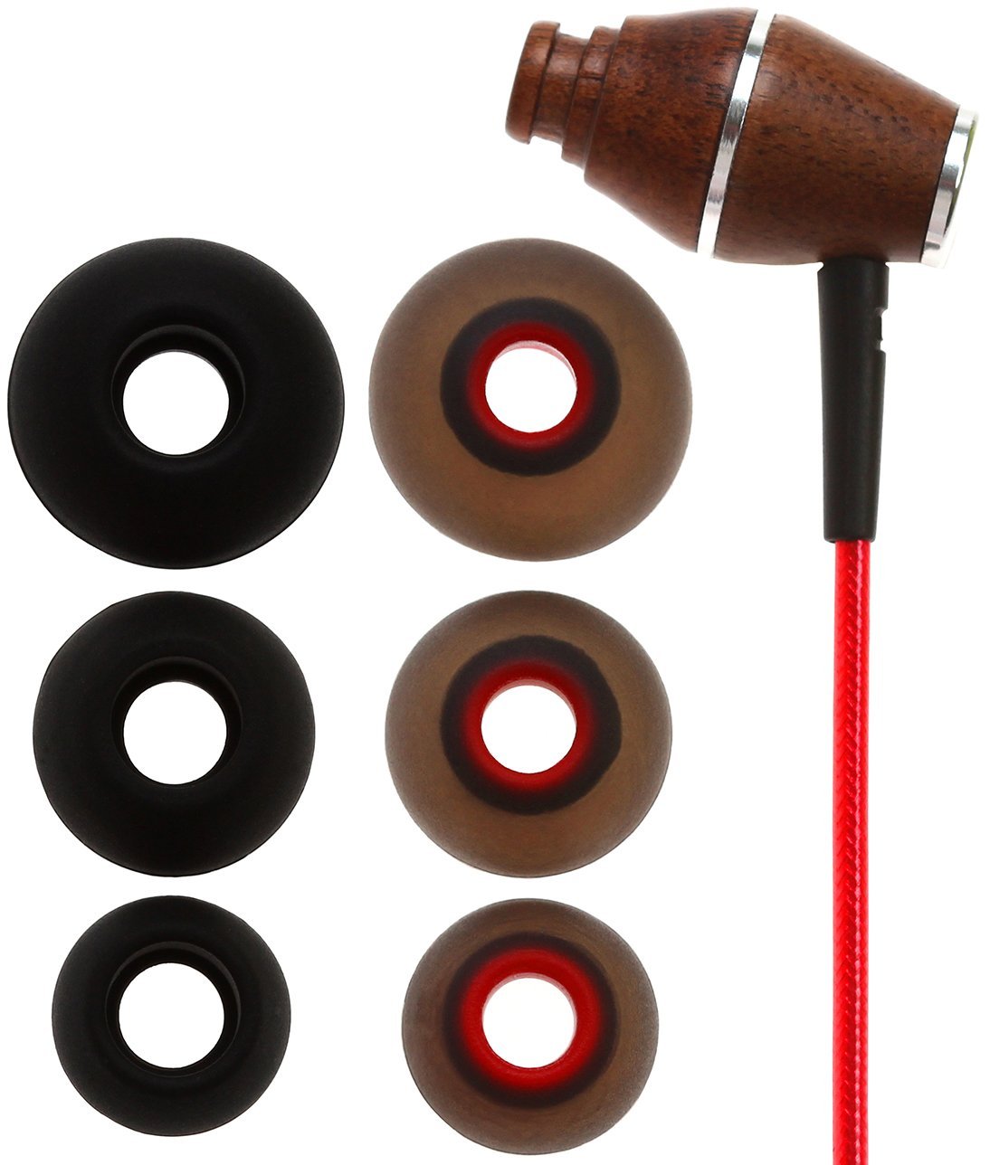 Symphonized XTC 2.0 Earbuds with Mic, Premium Genuine Wood Stereo Earphones, Hand-Made in-Ear Noise-isolating Headphones with Tangle-Free Innovative…