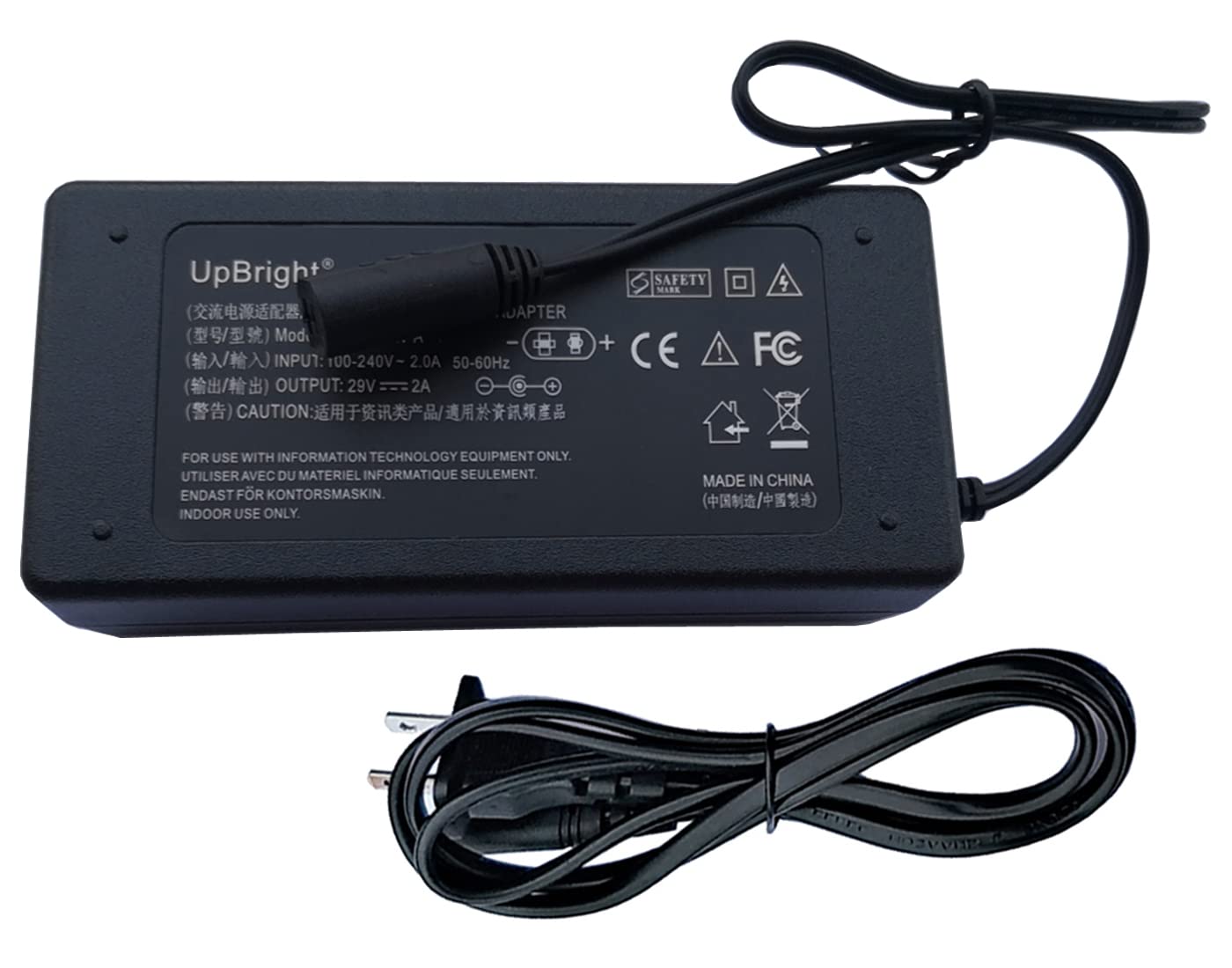 UpBright 2-Prong 29V AC/DC Adapter Compatible with KD PWR017 KDDY008B KDDY008C KDDY008 C B Changzhou Kaidi Electrical Recliner Lift Chair Linear…