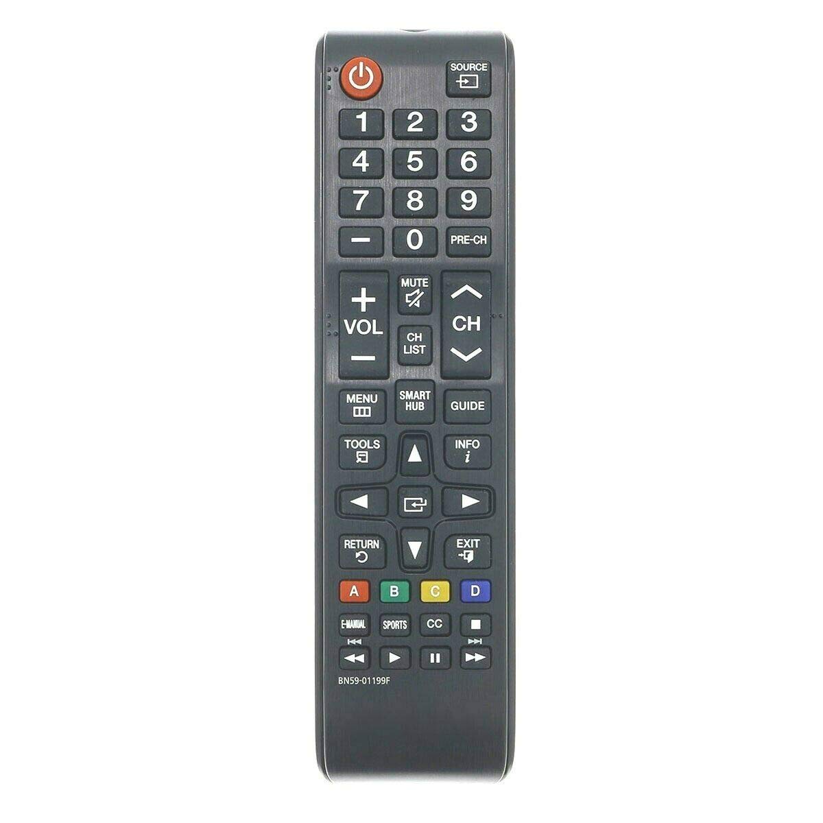 NTQinParts Replacement TV Remote Control Controller for Samsung LH70BETHLGFXGO BE70T-H 70", LH75BETHLGFXGO BE75T-H 75" 4K PRO TV