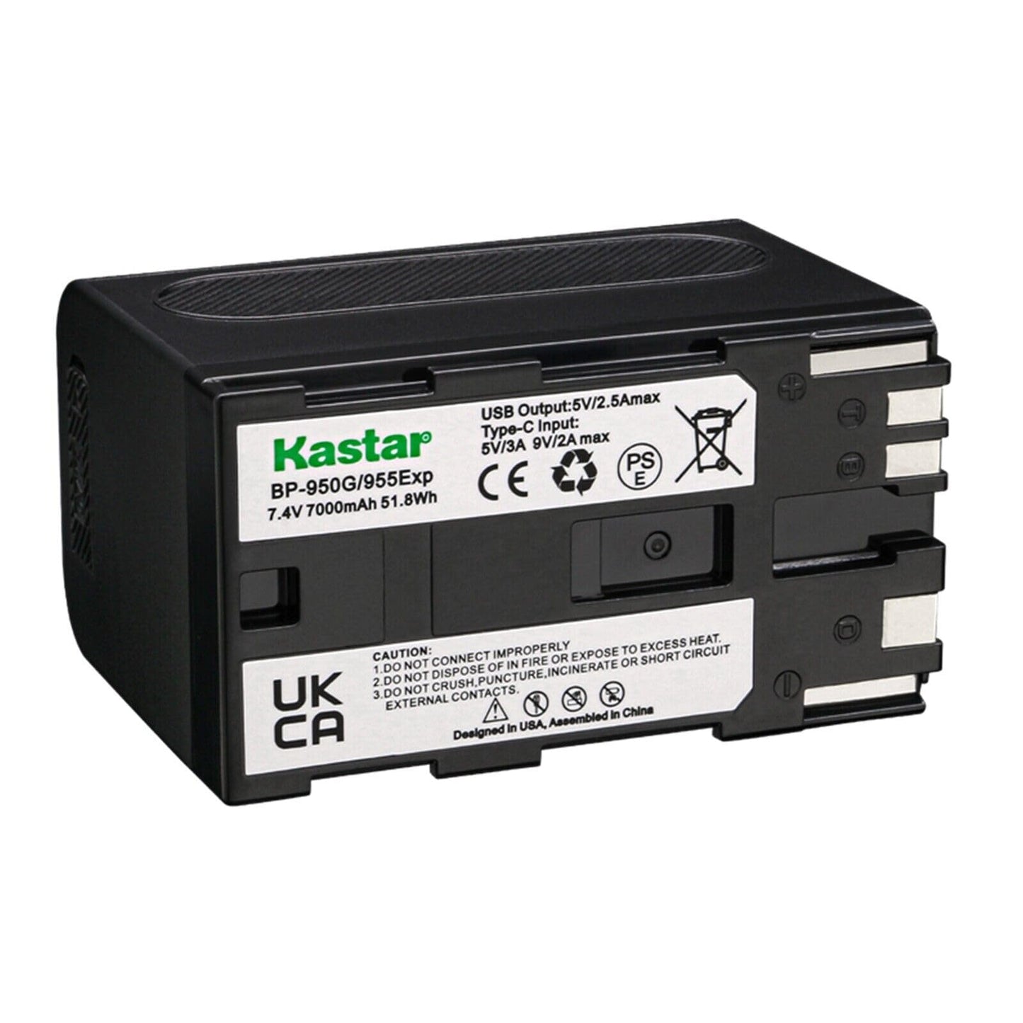 Kastar 3-Pack Battery 7.4V 7000mAh Replacement for Canon XL-1, XL-1S, XL-2, XH-A1, XH-A1 HDV, XH-A1S HD, XH-A1SE HDV, XM1, XM2, XV1, XV2, C2, FV1