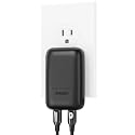 Omnibar Slim Flat 67W USB C Wall Charger, 2-Port PD 3.0 PPS GaN Fast Charger Block, Foldable Compact USB C Power Adapter for iPhone 17 16 15, Samsung