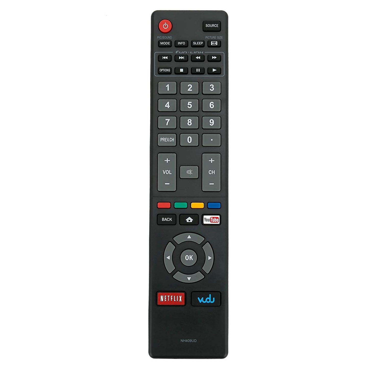 ALLIMITY NH409UD sub NH410UP NH416UP NH419UD NH401UD Remote Control Replacement for Magnavox TV 32MV304X 40MV324X 40MV336X 43MV314X 50MV314X 55MV314X
