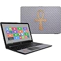 MightySkins Carbon Fiber Skin for HP 15T Laptop 15.6" (2017) - Ankh | Protective, Durable Textured Carbon Fiber Finish | Easy to Apply, Remove…