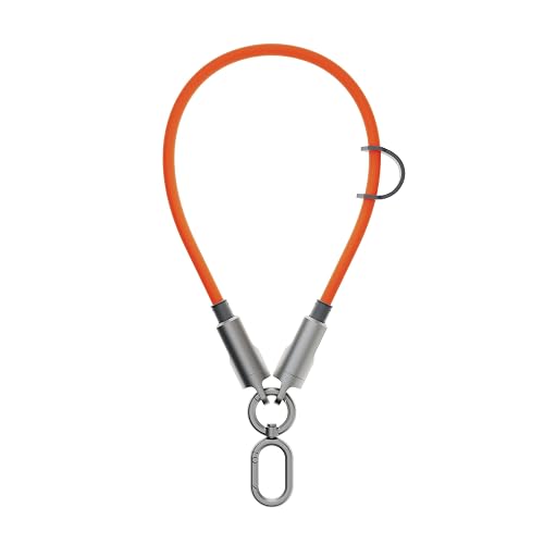 UniCraft USB-C Phone Lanyard | 240W Fast Charging Cable & Anti-Drop Strap | 480Mbps Data Transfer | Zinc Alloy Cap | Flame-Retardant Silicone |