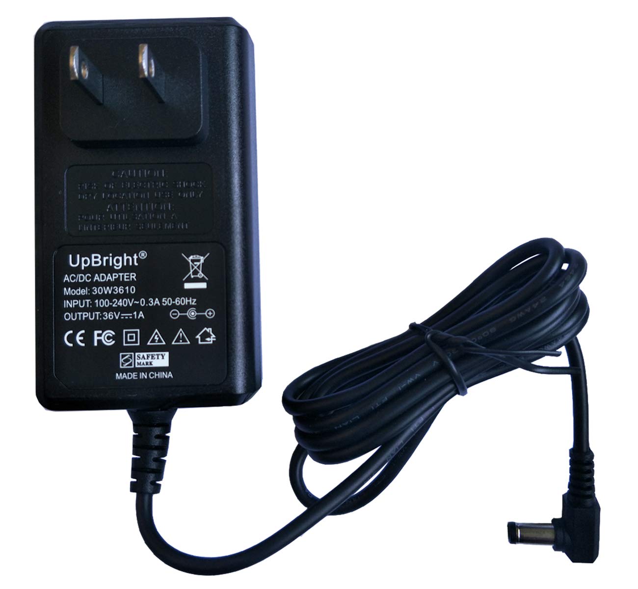 UpBright 36V 1A AC/DC Adapter Compatible with Model YS35-3601000U YS353601000U Fits CND LED Light Lamp Dryer 90200 36VDC 1.0A 36W DC36V 1000mA 36…