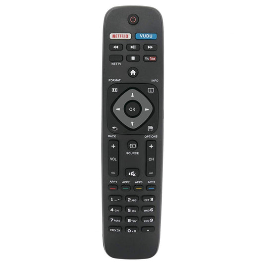 Universal Replacement Remote Control for Philips 55PFL5703/F7 50PFL6902/F7 50PFL6602/F7 50PFL5601/F7B 50PFL4901/F7B 55PFL4901 55PFL4901/F7