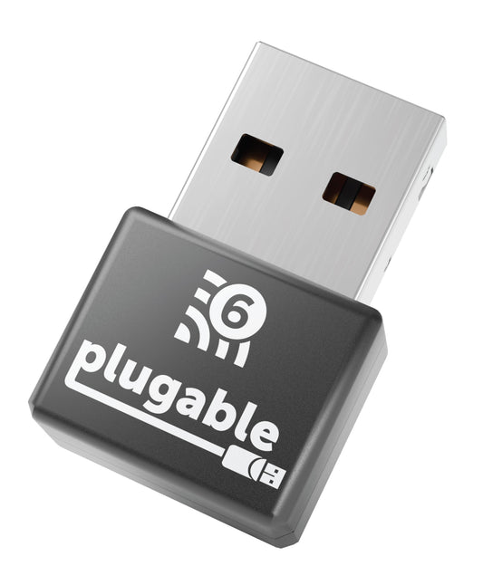 Plugable USB WiFi Adapter AX180 (RTL8832BU) - Dual-Band 2.4/5GHz, USB 2.0 for Windows 10/11, Driverless Plug and Play for Windows