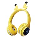 YLFASHION Wireless Kids Headphones with 7-Color LED Lights, 85dB Safe Volume & 40H Playtime - Ultra-Soft Over-Ear for School Travel