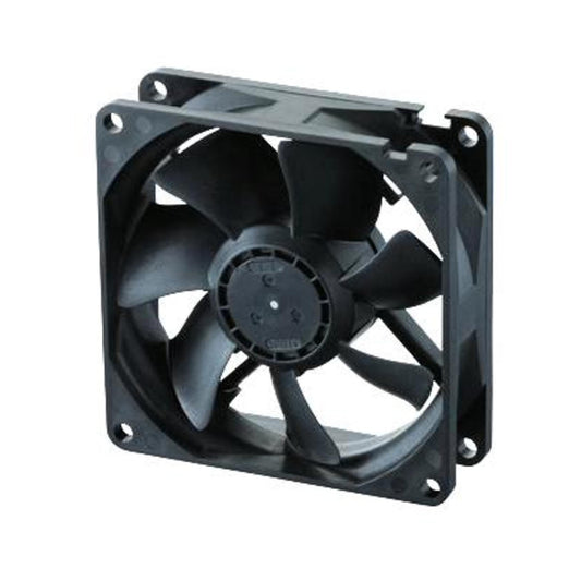 NMB TECHNOLOGIES 08025SA-24N-EA-D0 DC Fans DC Axial Fan, 80x25mm, 24VDC, 41.3CFM, Flange, Ball Bearing, 2-Wire