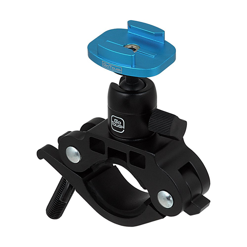 Fotodiox Pro GoTough Racing Mount for Roll Cage and Bars, Motorcycle Front Forks and Handlebars, up to 2.1" Diameter - Compatible with GoPro Hero