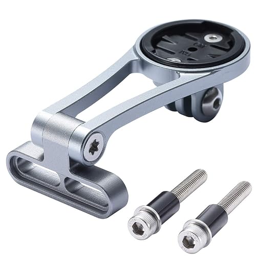 Dymoece Adjustable Out Front Bike Computer Combo Extended Mount for Garmin Edge Gopro 25 130 200 500 510 520 800 810 820 1000 1030