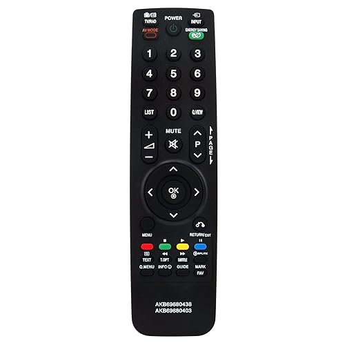 AKB69680403 AKB69680438 Replaced Remote fit for LG LCD LED Plasma TV AKB69680401 AKB69680409 AKB69680423 AKB69680416 42LH35FD 42PQ20D 50PQ20D 32LG2100